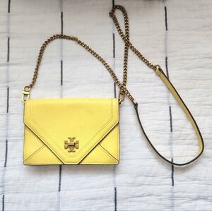 Tory Burch Envelope Yellow Crossbody